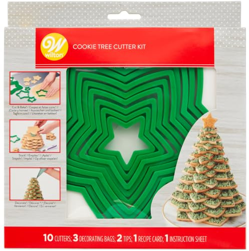 Wilton Christmas Cookie Tree Cutter Set/15 02-0-0384