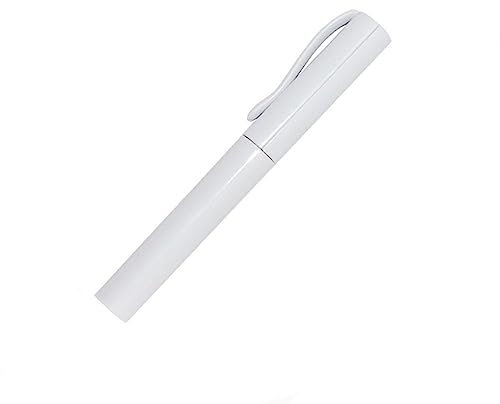 Tragbare Schere in Stiftform, kreative, sichere Faltschere, stationäre Kinder, Papierschneiden, Kunstwerkzeuge, Handwerksschere, Weiß