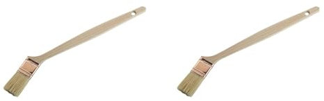 SAVY Pinceau Plat coudé sur Chant pour radiateur et accès Difficile FSC 100%, Tous Types de peintures Largeur 30mm (Lot de 2)