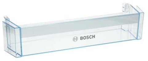 Bandeja de Puerta para Botellas Compatible con Neveras Bosch 00704751 - Cajón Botellero Inferior-Intermedio para Frigorífico con Perfil Blanco - Repuesto Original