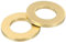 sourcing map M8 Flat Washer, 30 Pcs Brass Ring Flat Washers 16mm OD 1.5mm Thick Metal Sealing Gasket Ring for Screws Bolts Nuts