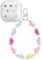 kwmobile Case Compatible with Samsung Galaxy Buds FE Case with Strap - TPU Bluetooth Earphones Cover - Transparent/Multicolor