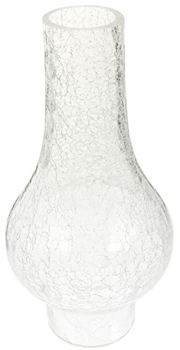CRILSTYLEO Abat-jour En Verre Épais Pour Lampe À Huile Style Vintage Résistant Au Vent Pour Éclairage Décoratif Au Kérosène