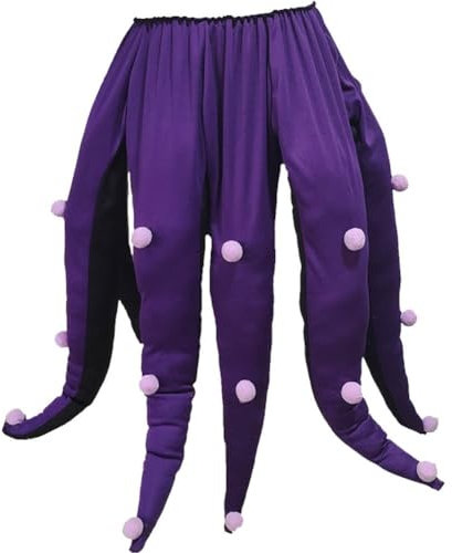 Zghhc Frauen Ursula Kostüm, Meerjungfrau Bösewicht Ursula Kleid Für Erwachsene Oktopus Halloween Cosplay Kostüm Tentakel Oktopus