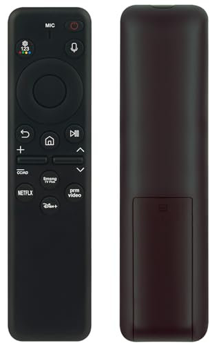 ROLLGAN Telecomando di ricambio BN59-01432A senza energia solare per Samsung Neo QLED 2023-2024, 8K, telaio e serie Crystal UHD, 4 pulsanti di scelta rapida
