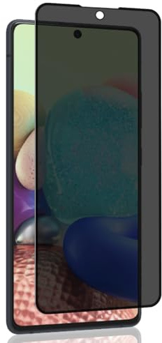 Jaavkkma 1 Stück Sichtschutz Schutzfolie für Samsung Galaxy A71/A72/A73 5G Panzerglas, Härte 9H/Bläschenfrei/Anti-Spy, Displayschutzfolie für Galaxy A71/A72/A73 5G - Privacy Gehärtetes Glas