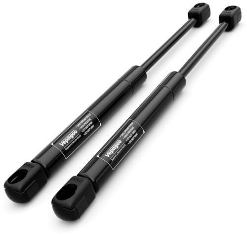 Vepagoo Universal 650MM 200N 20KG Gasdruckfeder Stossdämpfer für Wohnmobil Bett Abdeckung Tür Deckel Boden Luke Tür Schuppen Fenster und andere benutzerdefinierte Heavy Duty Projekt, 2er