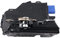 Actuador de cerradura de puerta delantera trasera izquierda derecha/apto for Golf 5 V MK5 for VW Seat Toledo for Skoda Octavia 3D1837015 7L0839016A 7L0839015A(Rear left)