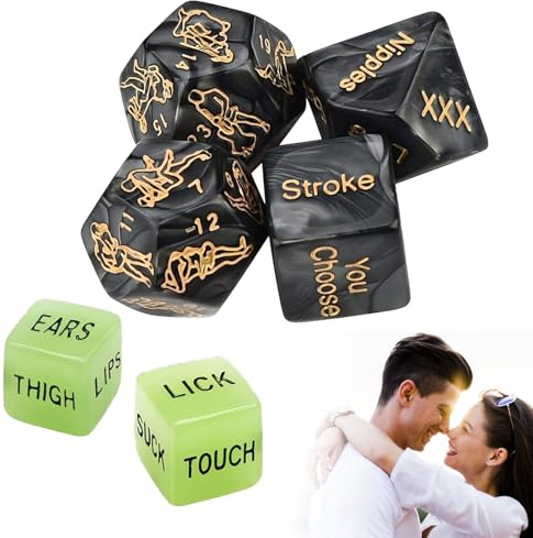 6 PCS Würfelspiel-Set,Sexstellungen für Paare,Erotikwürfel Sexstellungen Lehrbuch für Paare,Date-Ideen,Sex Würfel,Sex WürfelPaar,Sexwürfel,SexWürfel,für Paar Erwachsene Sex Liebhaber