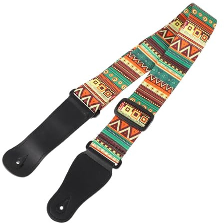 Alipis Gitarrengurt Ukulelengurt Verstellbarer Gitarrenschultergurt aus Hochwertigen Materialien Praktischer Tragegurt für Gitarren und Ukulelen