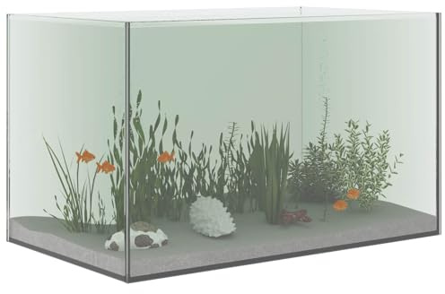 vidaXL Aquarium avec Stockage Transparent 50 x 30 x 30 cm Verre