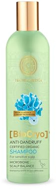 Natura Siberica BioCryo Anti-Dandruff Shampoo – Anti-Schuppen Shampoo für empfindliche Kopfhaut mit Reishi & Snow Cladonia – reduziert Schuppen, beruhigt die Kopfhaut & reinigt sanft – 400 ml