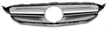 Kühlergrill vorne in der Mitte Für W205 Für Benz C180 C200 C250 C260 C300 C400 C450 C63 AMG 2014-2018 Frontstoßstange Kühlergrill Stoßstangengrill
