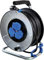 as - Schwabe Metallkabeltrommel 40 m H07RN-F 3G2,5 - IronCoat Schutzisolierung - 3 Schutzkontaktsteckdosen mit Klappdeckel - 230V 16A - entspricht BGI608 - IP44, Made in Germany, 20324