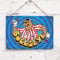 Bullseye Bully 80s Darts Vintage Tin Sign Metal Decor Metal Sign Wall Metal Tin Sign 8X12 inches