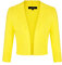 MINTLIMIT Ladies Cardigan Vintage 50s Knitting Dress Coat Bolero Shrug Cover up Yellow S