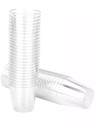 Buy-Simplicity® Shot Glasses Plastic Disposable Tumblers Shots 30 Pcs | 40ml Clear Vodka Glasses for Catering, Home, Bar, Housewarming, Birthday Parties, Festivals & Drinking Games