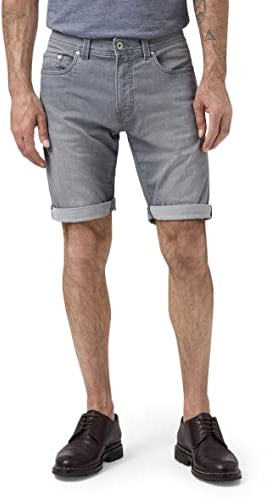 Pierre Cardin Herren Lyon Bermuda Jeans-Shorts Futureflex Denim, Grey Used Buffies