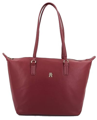 Tommy Hilfiger Damen Mohn Plus Tote Rouge Größe OS, rot, Tragetasche