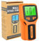 Shkalacar Digitales Ortungsgerät, 5 in 1 Elektronischer Wandscanner-Detektor mit HD LCD Display, Akustische Warnung, Stud Finder Wandscanner zum Auffinden von Stromleitungen Holzbalken (Orange)