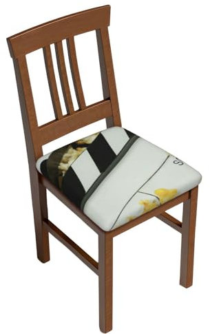 FROON Quadratischer Stuhl-Kissenbezug für Kino-Schindel- und Popcorn-Stuhl, hochwertiges elastisches Milchseidenmaterial, für die meisten quadratischen Stühle