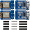 4 x 5v D1 ESP8266 Mini Board NodeMCU WiFi ESP8266-12F FT232 WLAN Type C Module 4MBit Flash Memory (Type c)