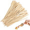 VAEIORP 50 pcs Brochettes en Bambou pour Barbecue Piques Brochettes Fingerfood en Bambou Bâtons pour Grillade Fêtes Cocktail Fruit pour L'artisanat