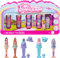 Barbie Mini Barbie Land 5er-Set Pop Reveal-Puppen, ca. 3,8 cm große Minipuppe mit Überraschung und Sensorikspielzeug (Stile können abweichen), JGL29