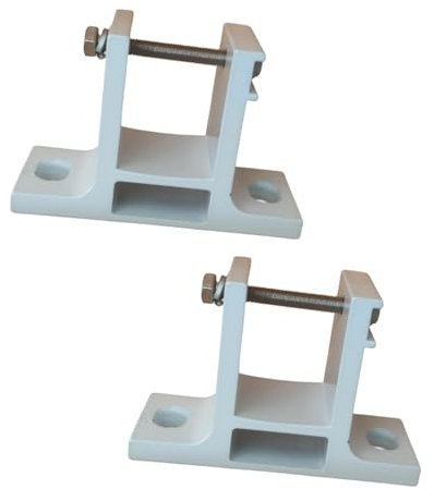 perfk 2-teilige Markisen-Wandmontagehalterung, Markisenhalterung für den Außenbereich, Aluminiumlegierung, Sonnenschirmhalterung für den Balkon