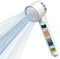 MEKO Hard Water Filter Shower Head with 3 Modes, 15 Layers Filtration Water Saving High Pressure Shower Heads and 1.5m Hose, Massage Shower Filter for Residual Chlorine Remove White