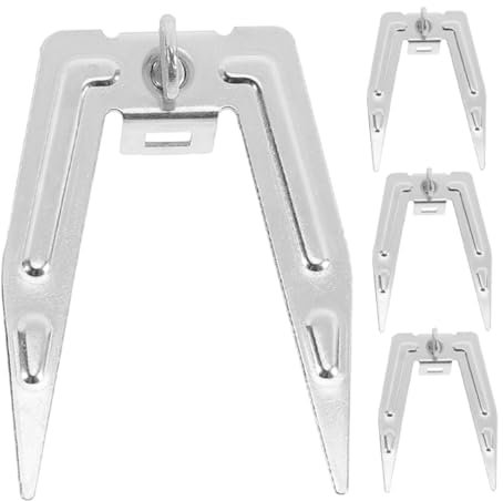 Cabilock Juego de Tenedores de Cocina de 4 Piezas de Acero Inoxidable para Brochetas de Barbacoa para Asador de Freidora de Aire al Aire