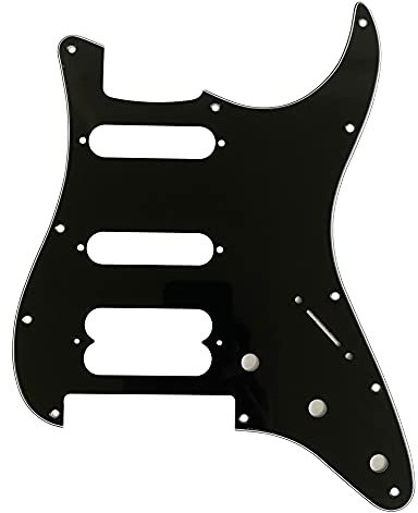 Pickguard de guitare Fender Player Stratocaster Floyd Rose HSS (3 plis noir)
