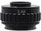 Microscope CTV 0.35X/0.5X/1X C Mount Lens Adapter Ring 38mm Focus Adjustable Camera Installation Adapter for Trinocular Stereo Microscope(Only 0.35X)