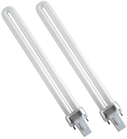 G23 Bulb 2 Pin Compact Fluorescent Lamp 2Pack – 11W Energy Saving CFL Light Bulbs Cool White 4000K – Stick Fluorescent Tube for Ceiling Fitting – Non-Dimmable U Shape Lamp for Corridor Bedroom Kitchen