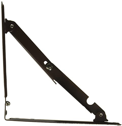 JR Products 20735 Folding Shelf Bracket - Brown, 7.75 x 7.75 x 11.75