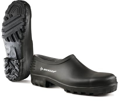 DUNLOP Protective Footwear, 814P, Scarpe da Pioggia Semplici, Nere, Taglia 43 EU