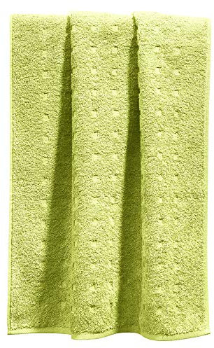 Möve Handtuch Quadretti Walk-Frottier hellgrün Größe 50x100 cm