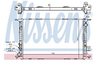 Nissens Radiator - 60326
