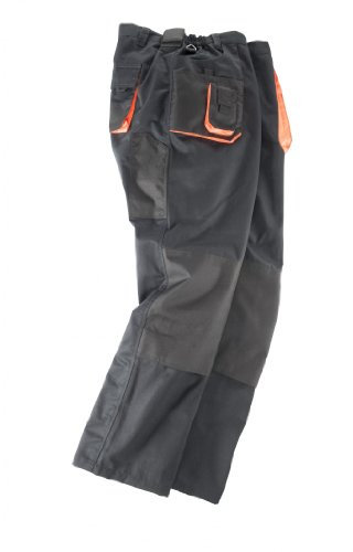 Abraxas Schwarze, Lange Arbeitshose von Marc&Mark in Übergröße bis 10XL, Größe:8XL