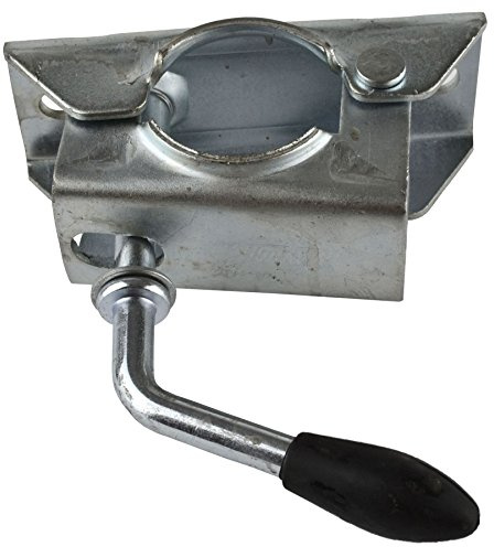 48mm Jockey Wheel or Prop Stand Clamp Pressed Steel TR026