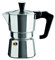 PEZZETTI, Italexpress Caffettiera 2 Tazze in Alluminio, Manico Ergonomico Resistente al Calore, Guarnizione in Silicone Alimentare, Per Piani a Gas No Piano Induzione