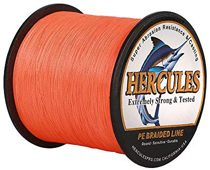 Hercules Super Cast 100m - 2000m 109-2196 Yards Geflochtene Angelschnur 6lb - 100lb Test für Salzwasser Süßwasser PE Geflecht Fischdraht Superline 4 Stränge
