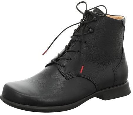 THINK! Damen Pensa nachhaltige Wechselfußbett Stiefelette, 0000 SCHWARZ, 39.5 EU