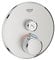 GROHE Grohtherm Smartcontrol Thermostat mit 1 Absperrventil (Sicherheitsperre bei 38°C , Temperaturendanschlag bei 43°C oder 46°C, langlebig), supersteel, 29118DC0