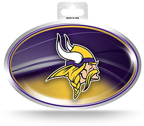 NFL Minnesota Vikings Metallic Team Logo Aufkleber