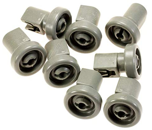 Lot de 8 roulettes de panier supérieur pour lave-vaisselle Electrolux 50286967000 50286966002 25 mm