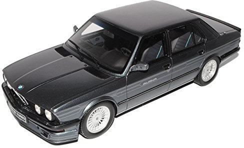 B-M-W 5er E28 Alpina B7 Turbo Limousine Grau 1981-1987 Nr 650 1/18 Otto Modell Auto mit individiuellem Wunschkennzeichen