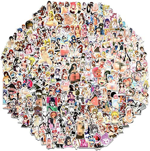 300 Stück sexy Anime-Mädchen-Aufkleber für Erwachsene, Lady&loli Bunny Girl, Vinyl-Aufkleber, cool, wasserdicht, Aufkleber für Laptop, Wasserflaschen, Skateboard, Motorrad, Auto, Fahrrad