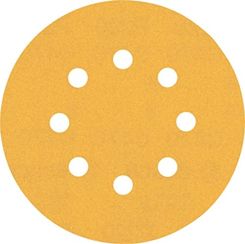 Bosch 50x EXPERT C470 Schleifblatt mit 8 Löchern (für Farbe auf Holz, Hartholz, Ø 125 mm, Körnung 220, Professional Zubehör Exzenterschleifer, Schwingschleifer)