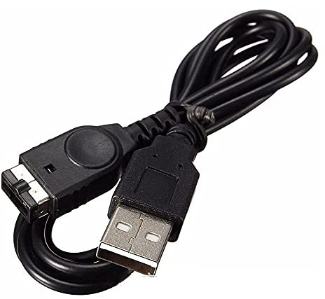 1.2 m USB Power Charger Cable Charging Cord for NDS GBA Game Boy Advance SP (Black)